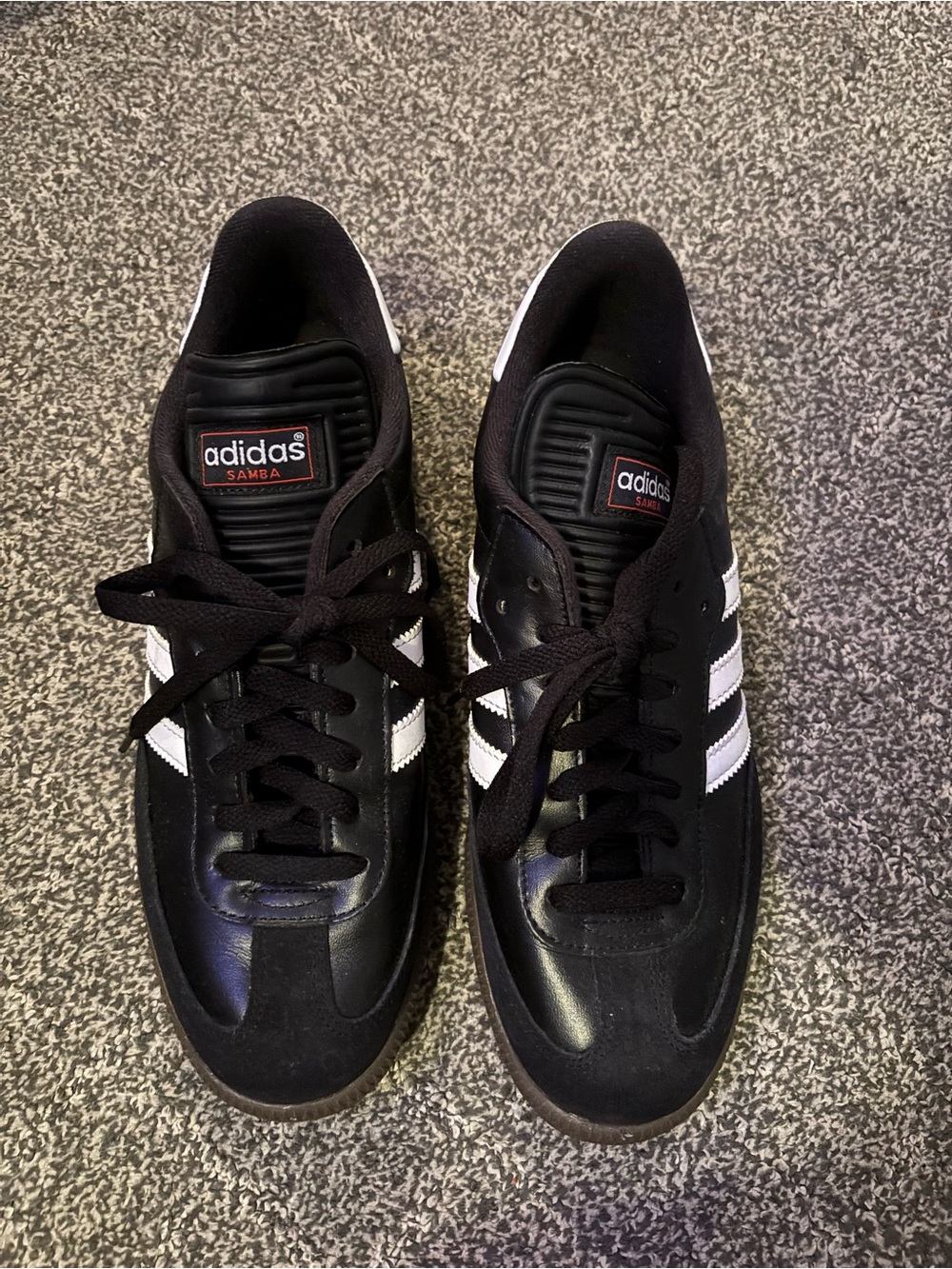 Adidas Black Sambas Men’s Size 10